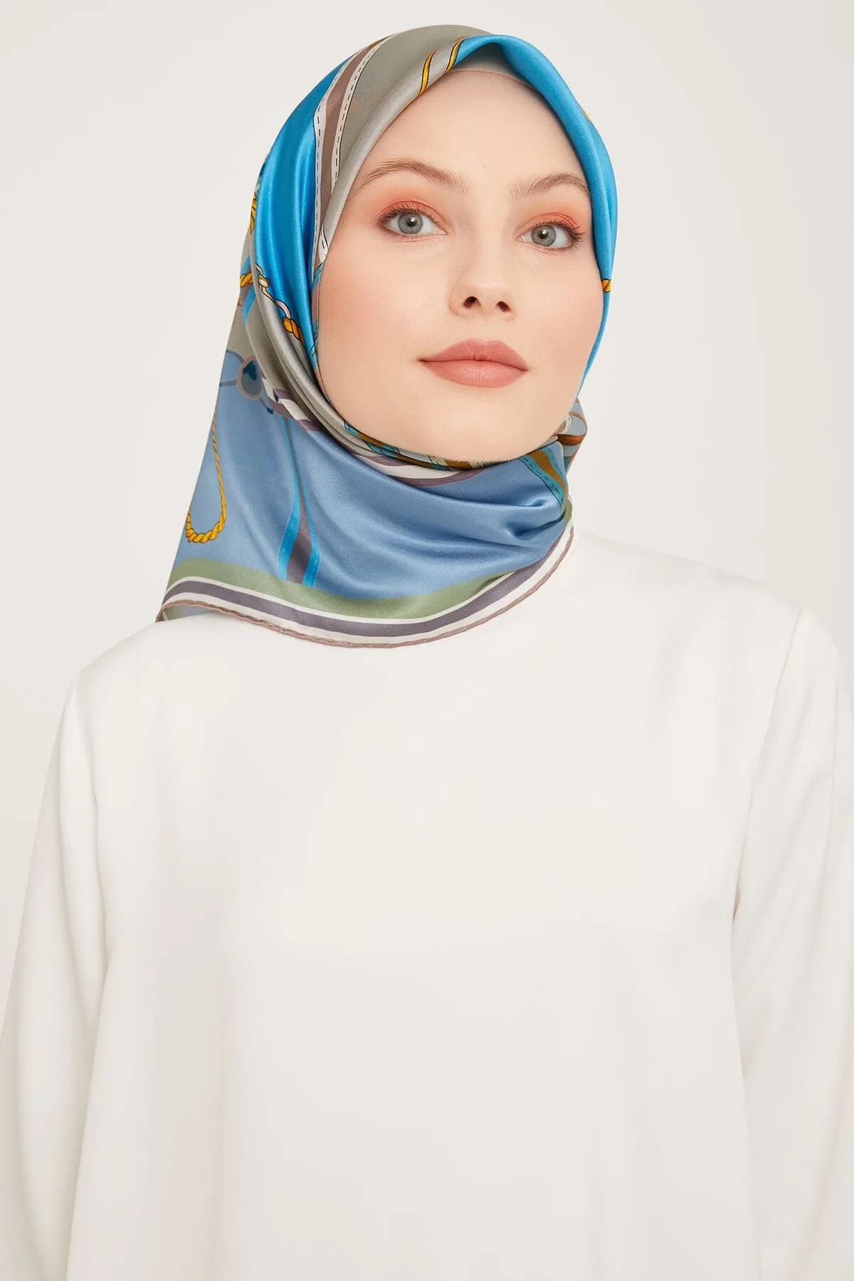 Armine Rahsia Women Silk Scarf #55