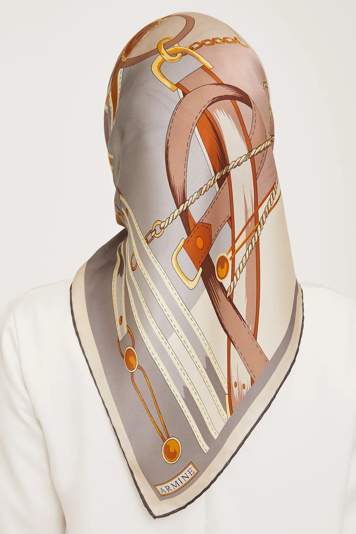 Armine Rahsia Women Silk Scarf #5