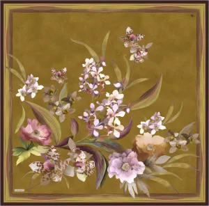 Armine Serene Floral Silk Scarf #50