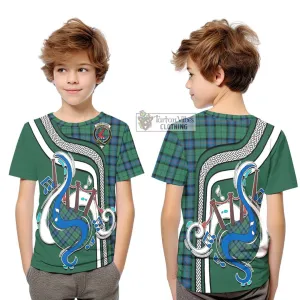 Armstrong Ancient Tartan Kid T-Shirt with Epic Bagpipe Style