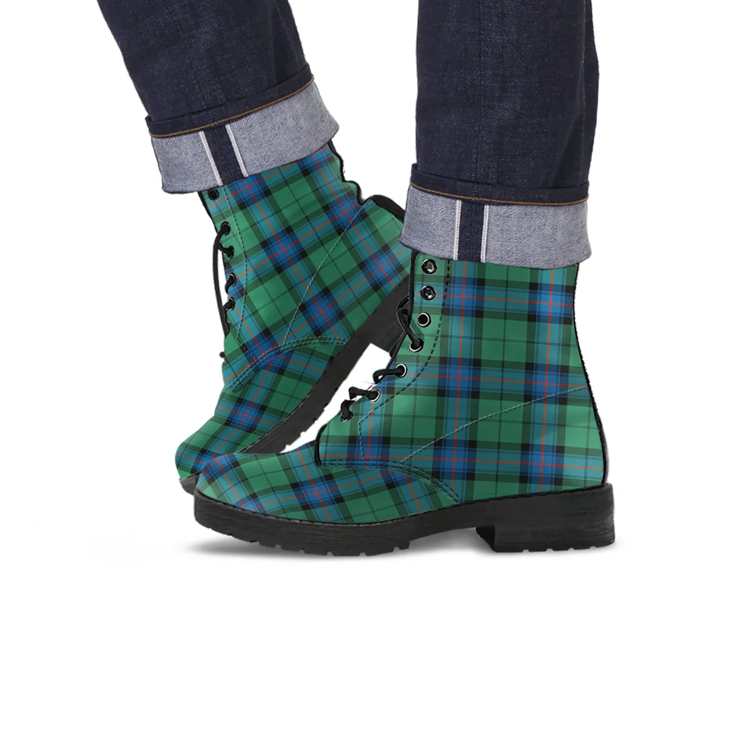 Armstrong Ancient Tartan Leather Boots