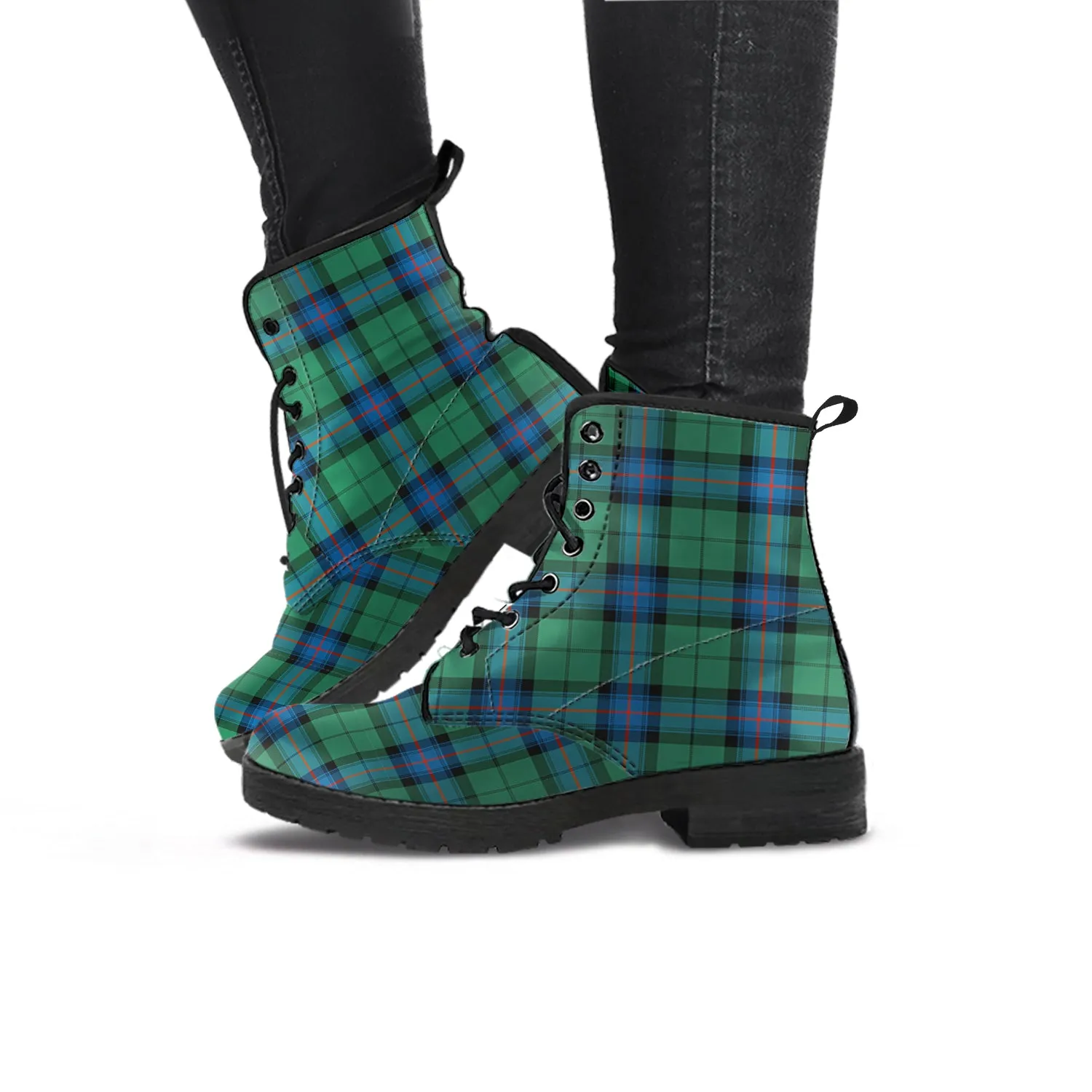 Armstrong Ancient Tartan Leather Boots