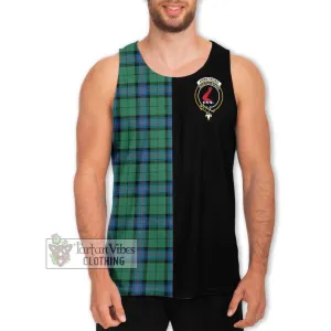 Armstrong Ancient Tartan Men's Tank Top with Family Crest and Half Of Me Style