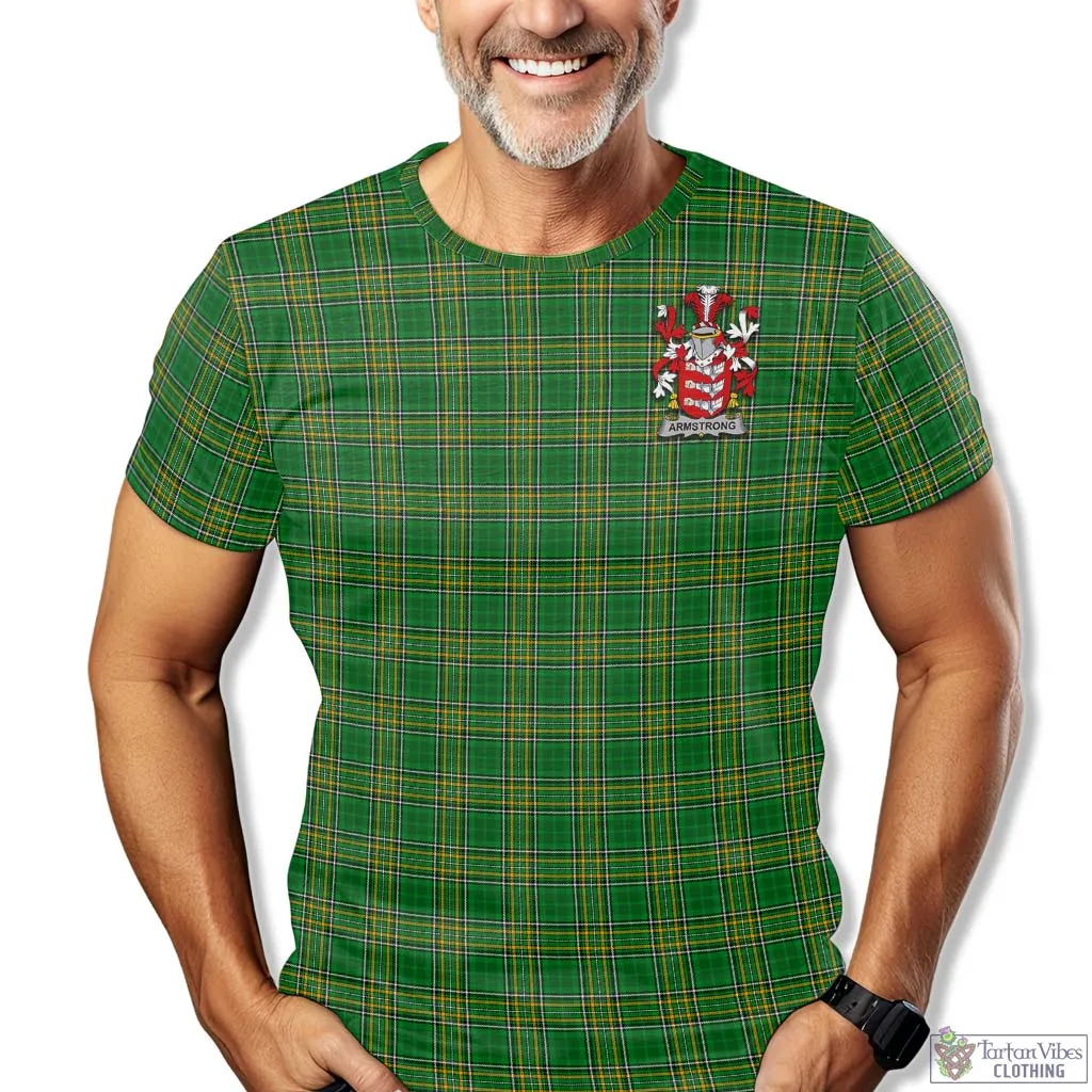 Armstrong Irish Clan Tartan T-Shirt with Family Seal