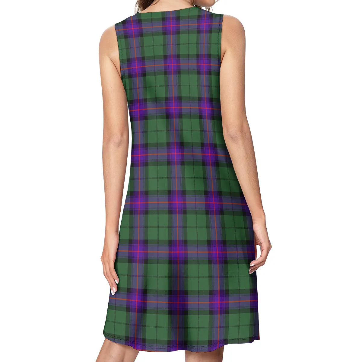 Armstrong Modern Tartan Womens Casual Dresses