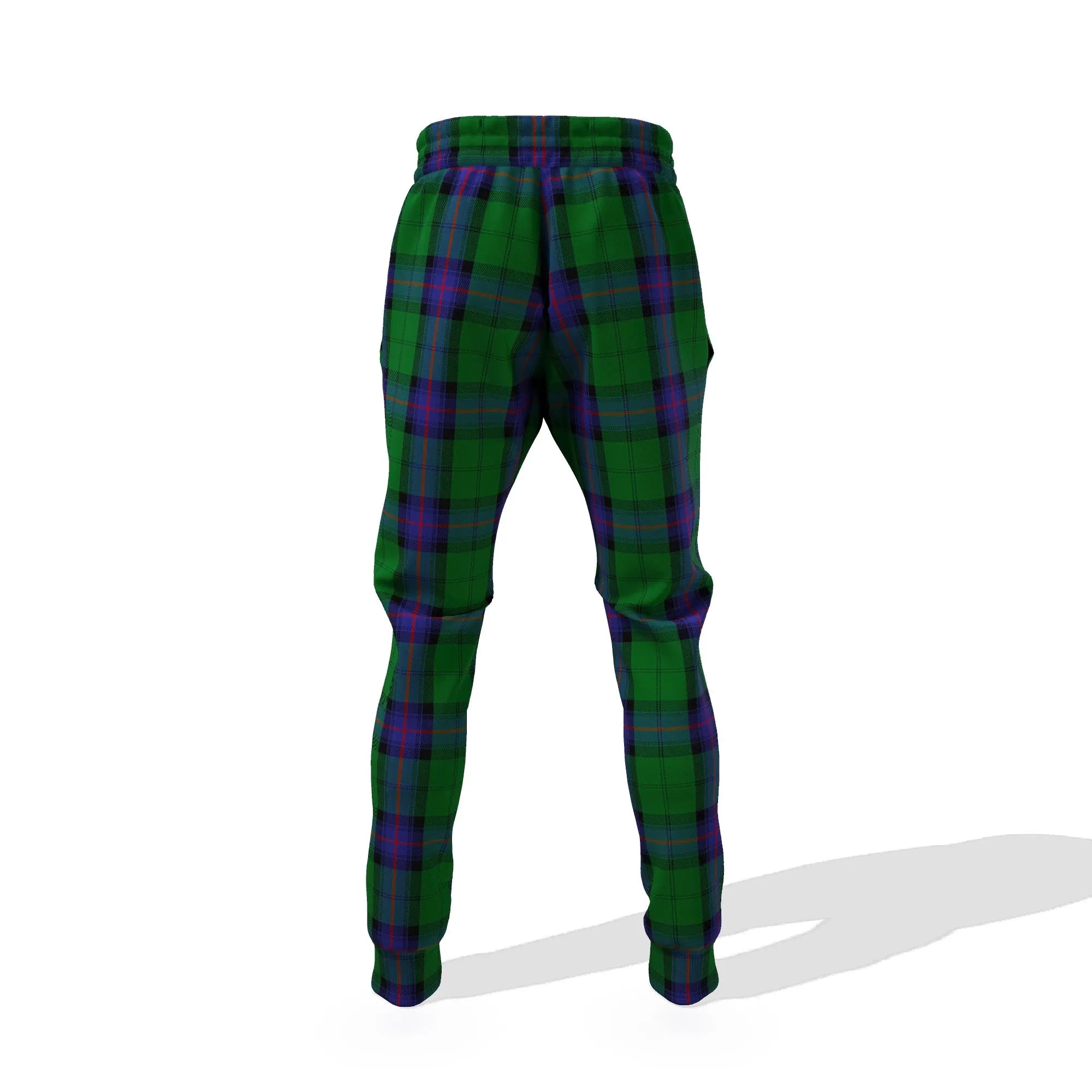 Armstrong Tartan Joggers Pants with Family Crest