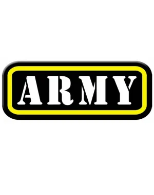 Army Iron On Patch Costume Accessory