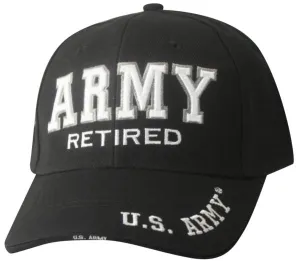 Army Retired 3D Foam Multiple Position Embroidery