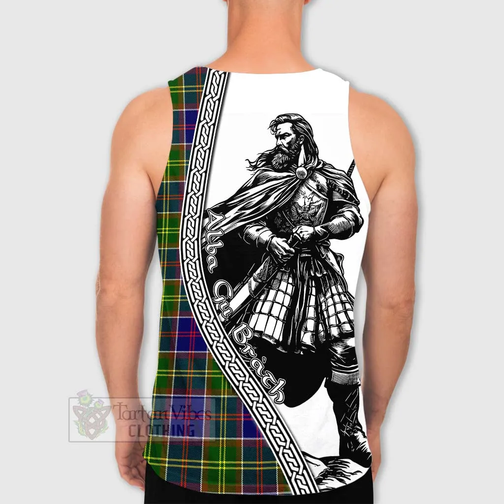 Arnott Tartan Clan Crest Men's Tank Top with Highlander Warrior Celtic Style