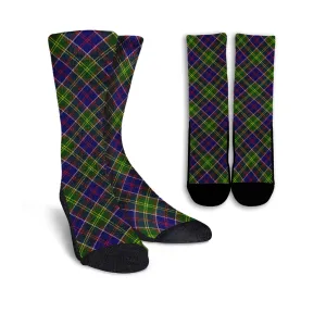 Arnott Tartan Crew Socks Cross Tartan Style