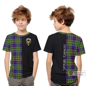 Arnott Tartan Kid T-Shirt with Family Crest and Half Of Me Style