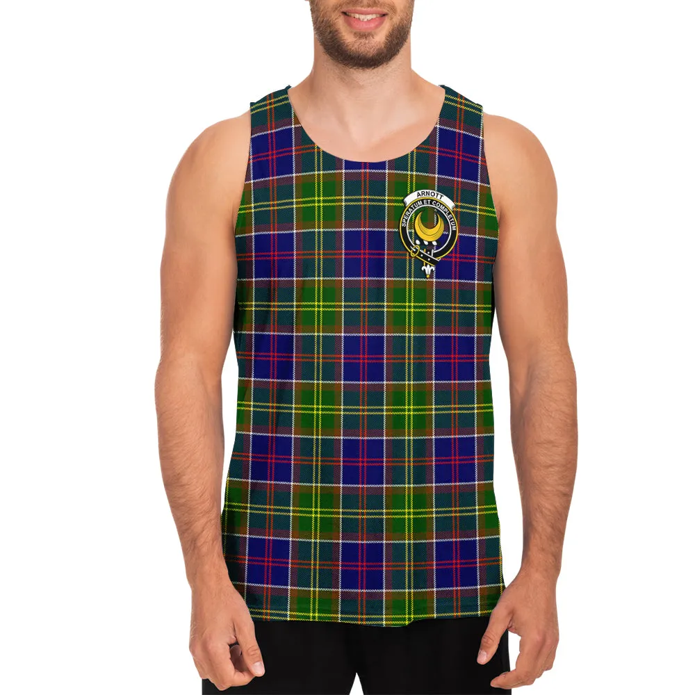 Arnott Tartan Mens Tank Top with Family Crest