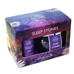 AROMATHERAPY LAVENDER & CHAMOMILE SLEEP STONES GIFT SET