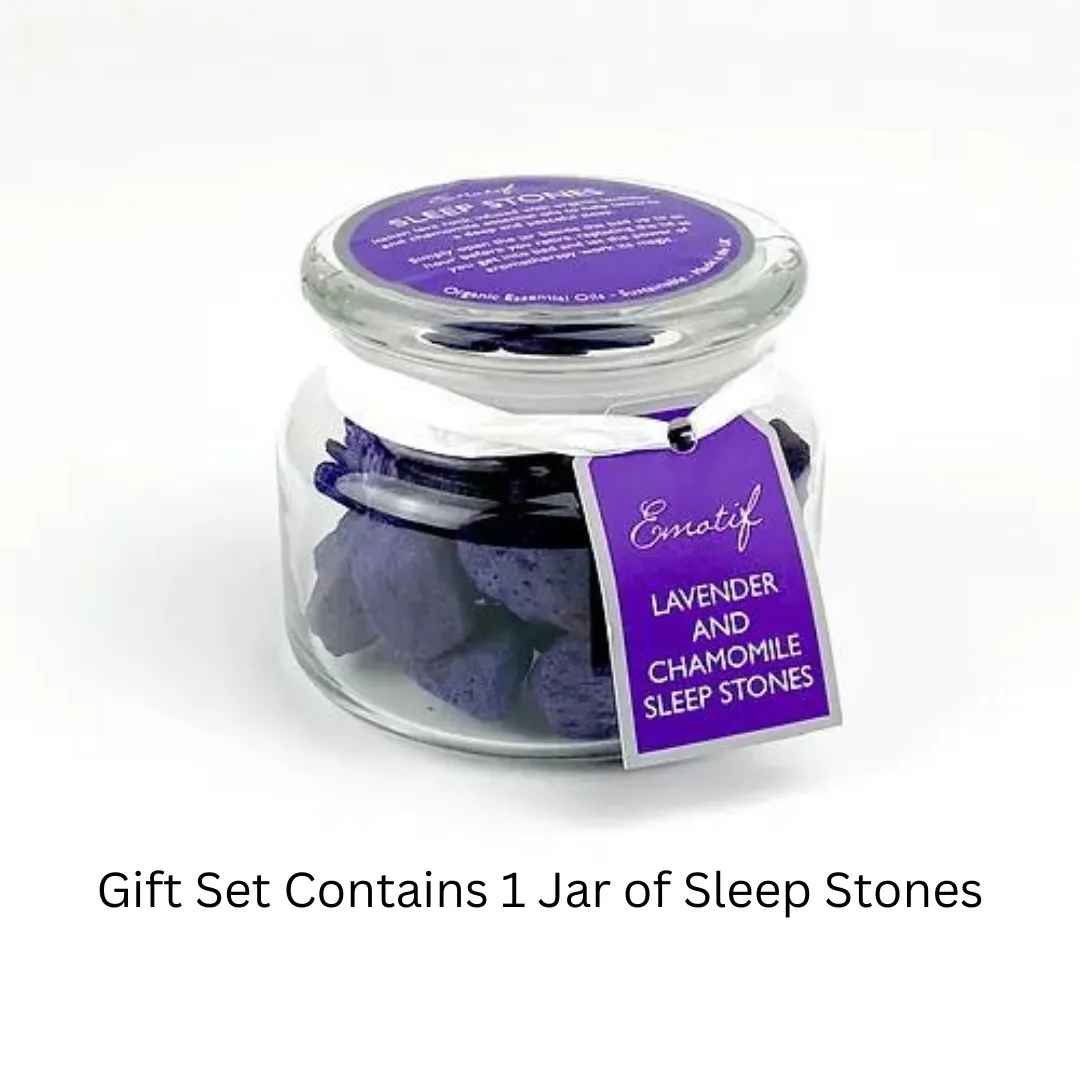 AROMATHERAPY LAVENDER & CHAMOMILE SLEEP STONES GIFT SET