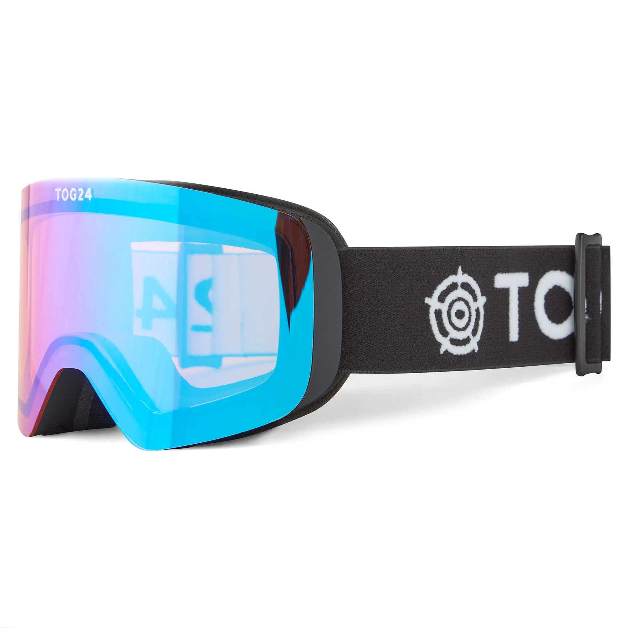 Arosa Goggles - Matt Black/Orange Revo Blue