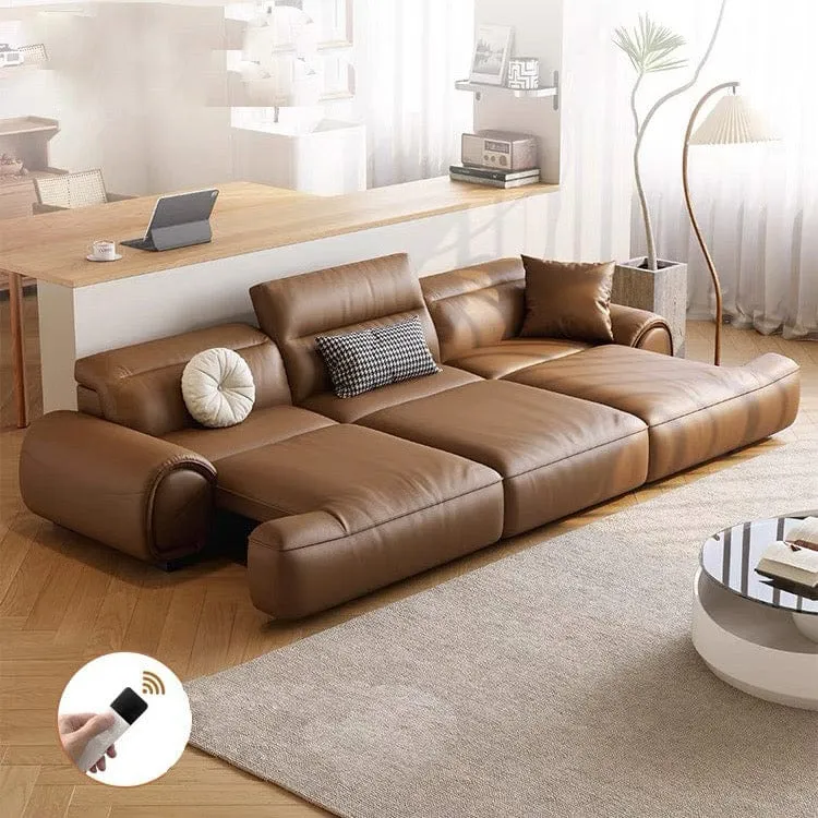 Aroy Electric Motorized Leather Sofa Bed