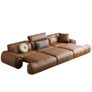 Aroy Electric Motorized Leather Sofa Bed