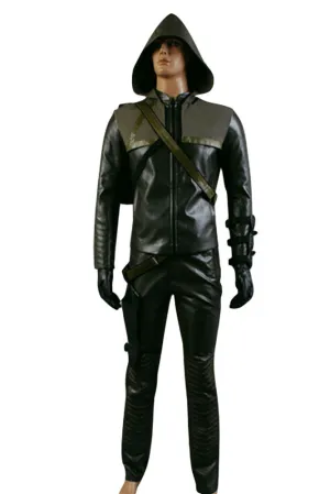 Arrow Oliver Queen Green Arrow Man Cosplay Costume