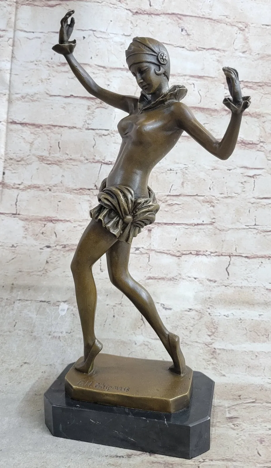 Art Deco Hot Cast Musuem Quality Classic Artwork Dancer by ~D.H. Chiparus~