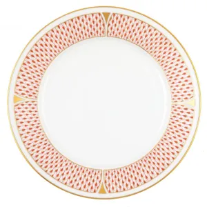 Art Deco Rust Dinner Plate