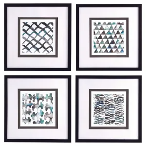 Art - La Mer Framed Prints with Glass set of 4  (1 in stock)