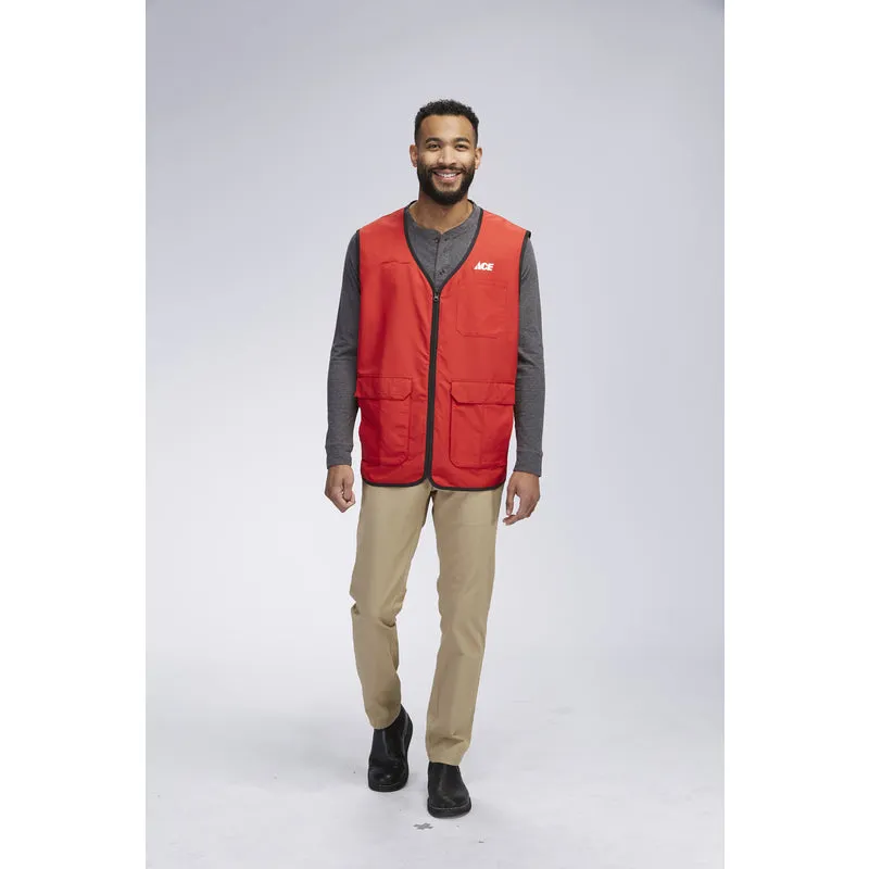 Artcraft No Snag L Sizes Men's Sleeveless V-Neck Red Vest