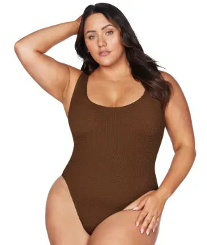 Artesands Arte Eco Kahlo One Size One Piece Swimsuit - Mocha