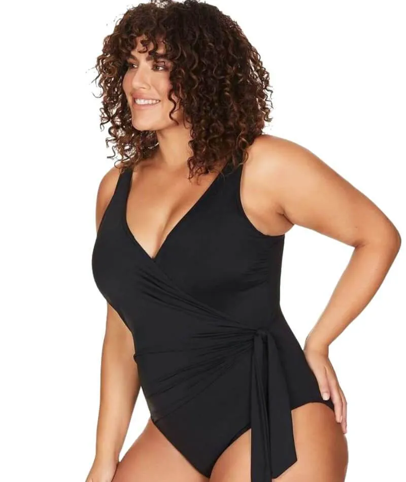 Artesands Hues Hayes D-DD Cup One Piece Swimsuit - Black