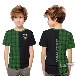 Arthur Highland Tartan Kid T-Shirt with Family Crest and Half Of Me Style