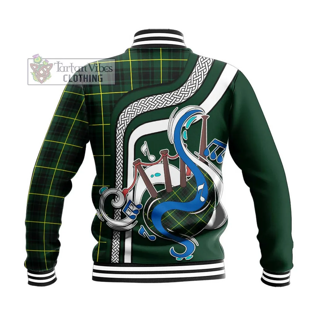 Arthur Modern Tartan Baseball Jacket with Epic Bagpipe Style