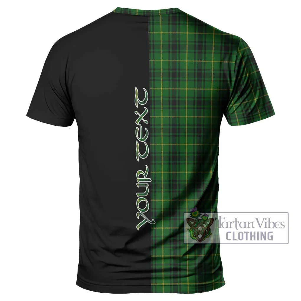 Arthur Tartan T-Shirt with Family Crest and Half Of Me Style