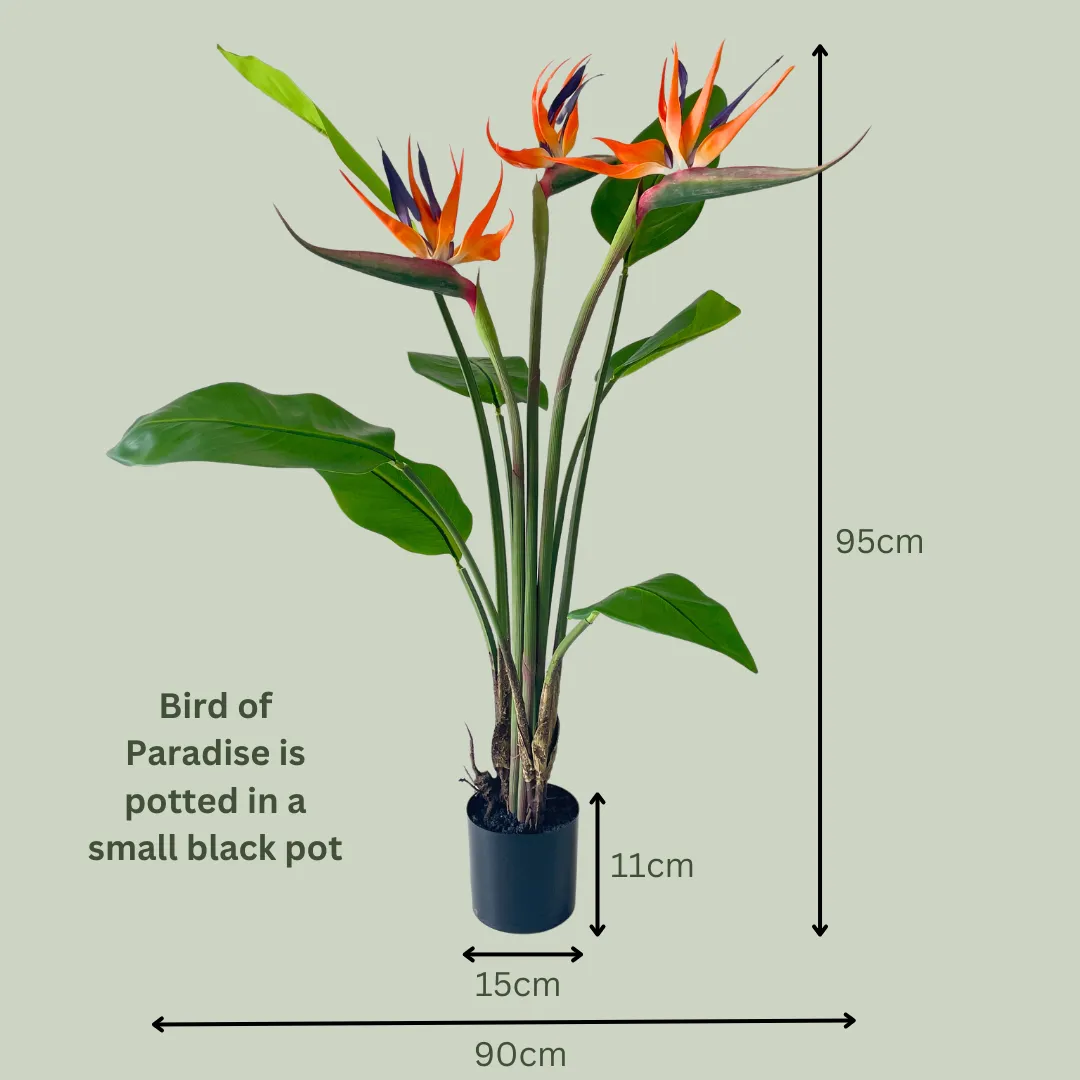 Artificial Flowering Bird of Paradise