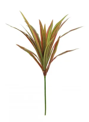 Artificial Yucca Plant Stem - Green & Red