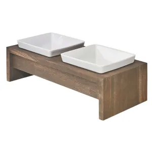 Artisan Rubberwood Diner Bowl |  Walnut