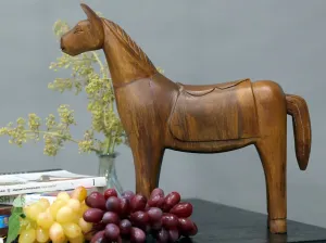 Artisan Style Carved Horse