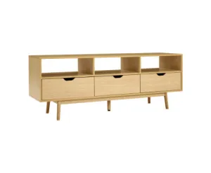 Artiss Wooden Scandinavian Entertainment Unit - Natural