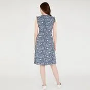 Artist Floral Button Front Dress