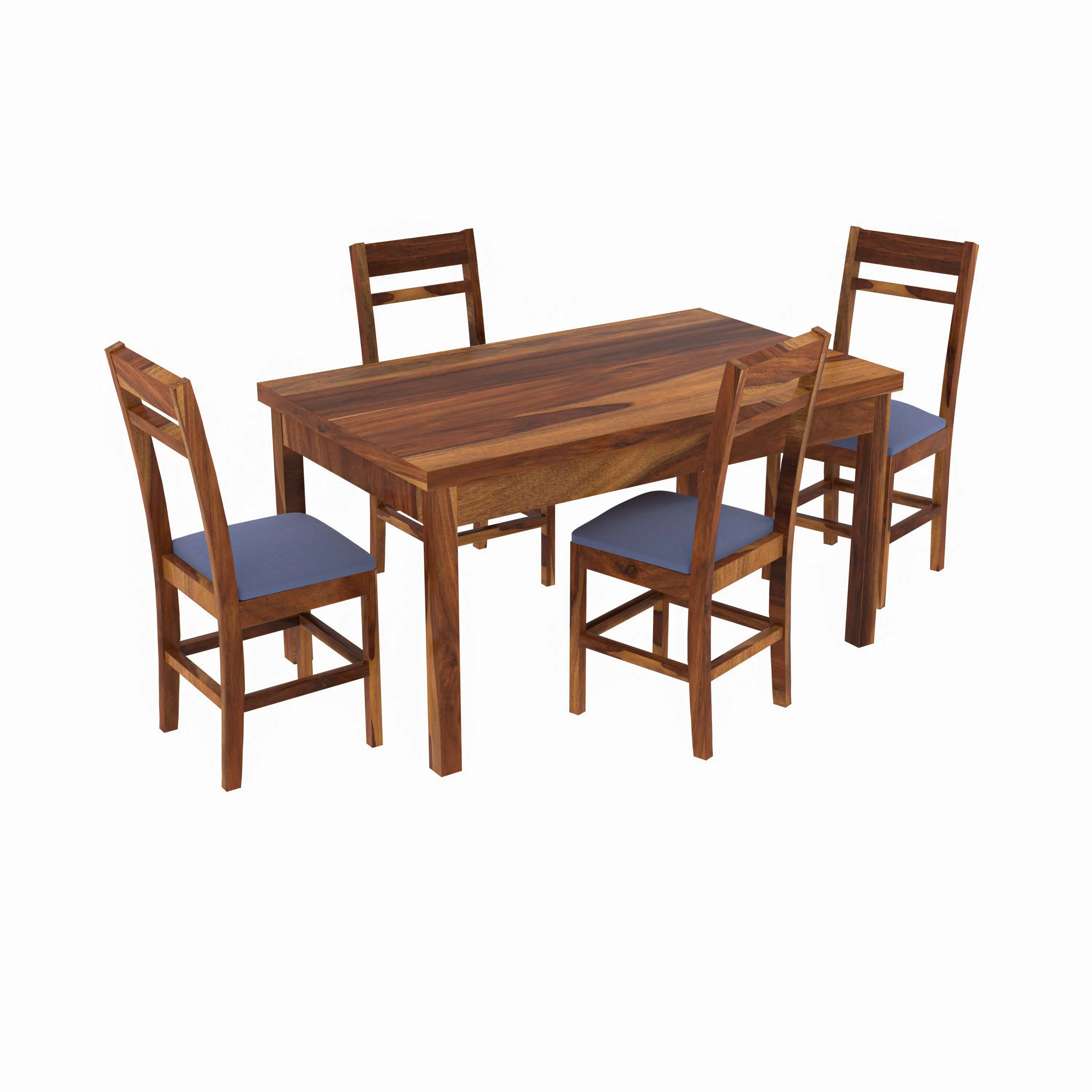 Artistic Clever Finish Classic Wooden Dinning Table Set