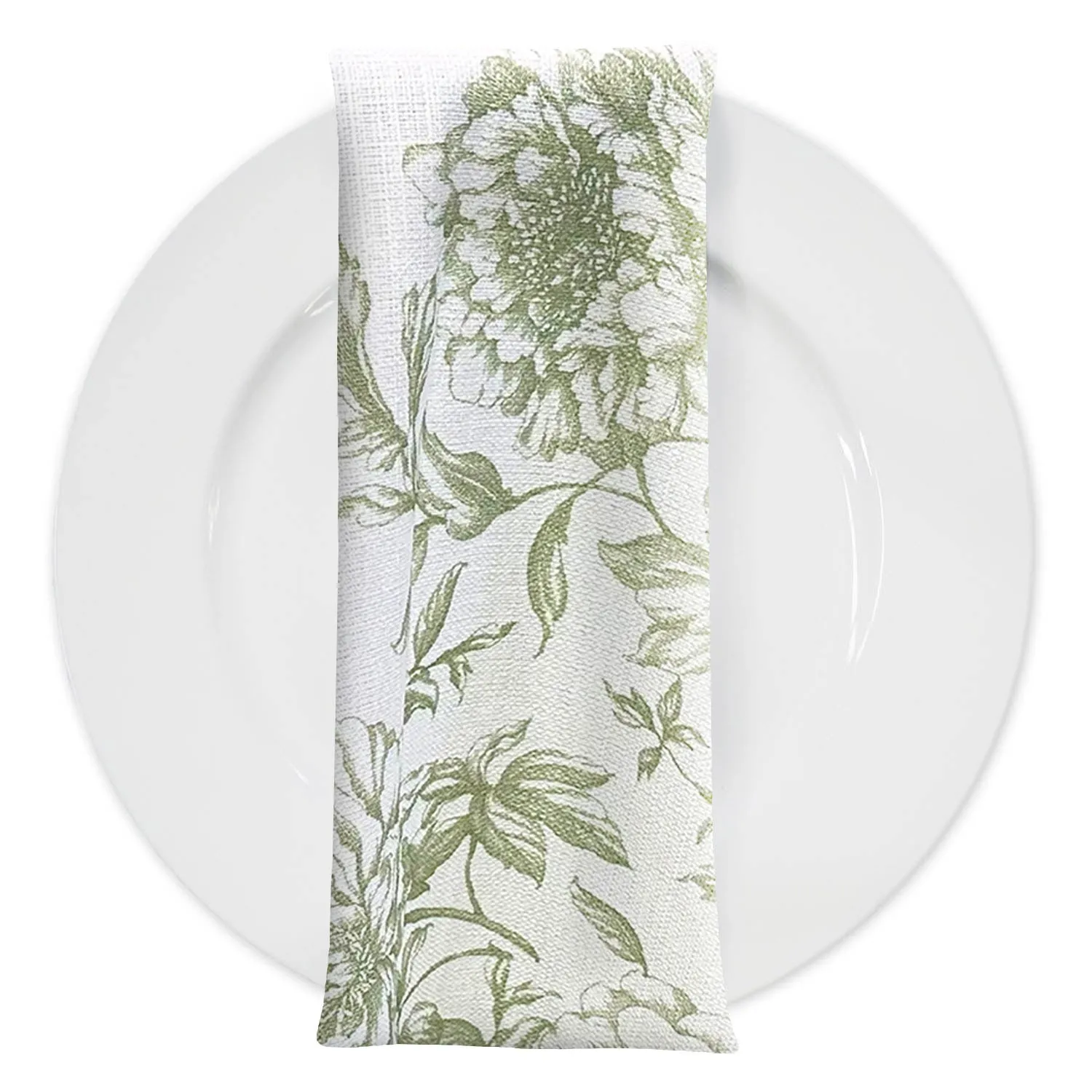 Artistry Bloom Table Napkin in Sage