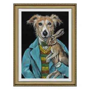 Artko 84cm 'Hare And Hound'  Frame Printed By Louise Brown