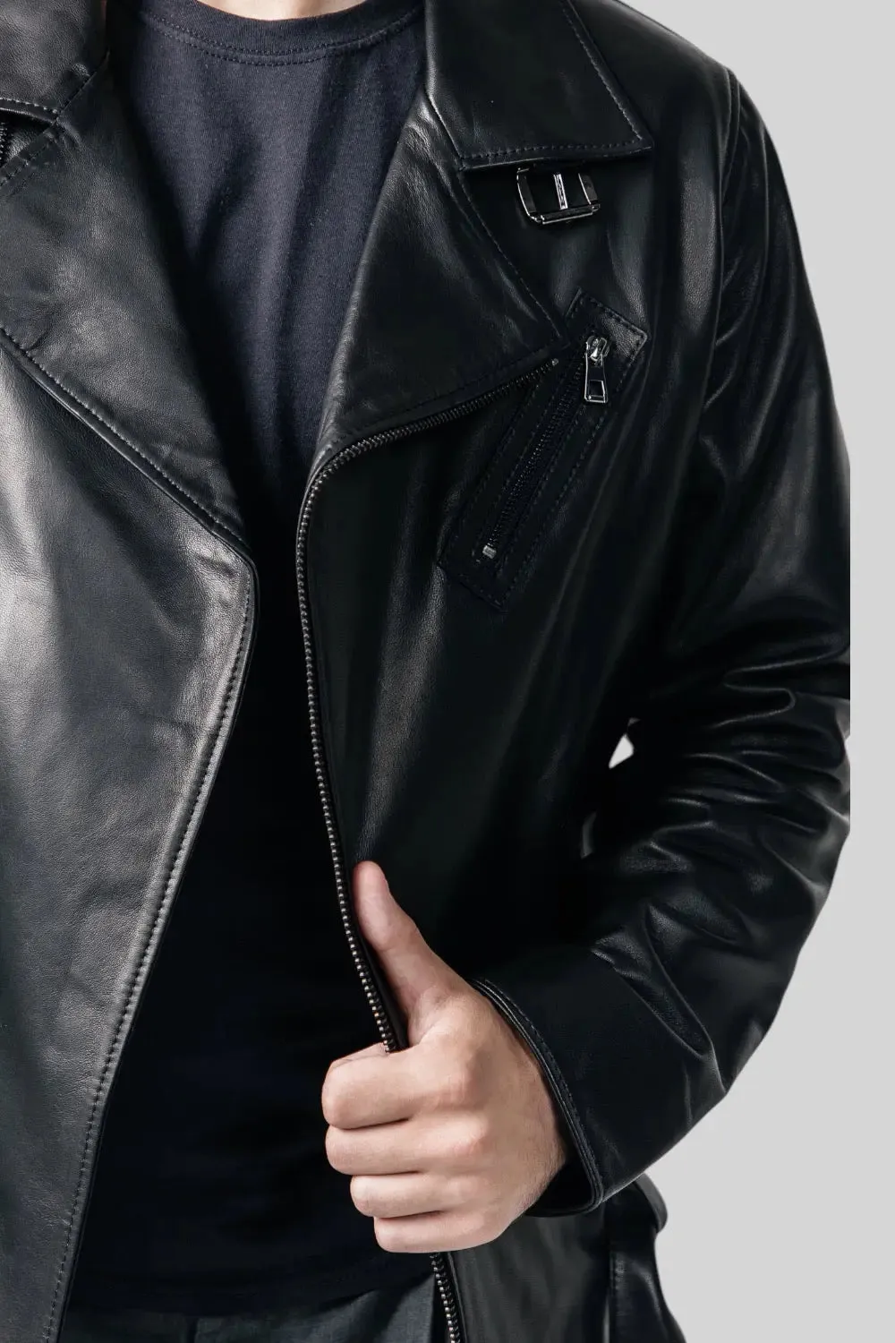 Arturo Leather Moto Jacket