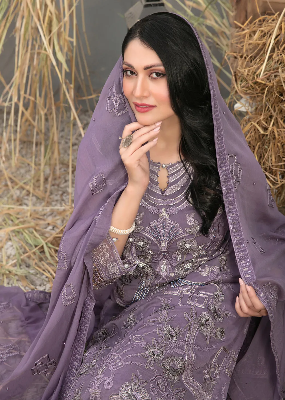 Arushi Formal Chiffon Collection '24 by Tawakkal Fabrics | D - 9886