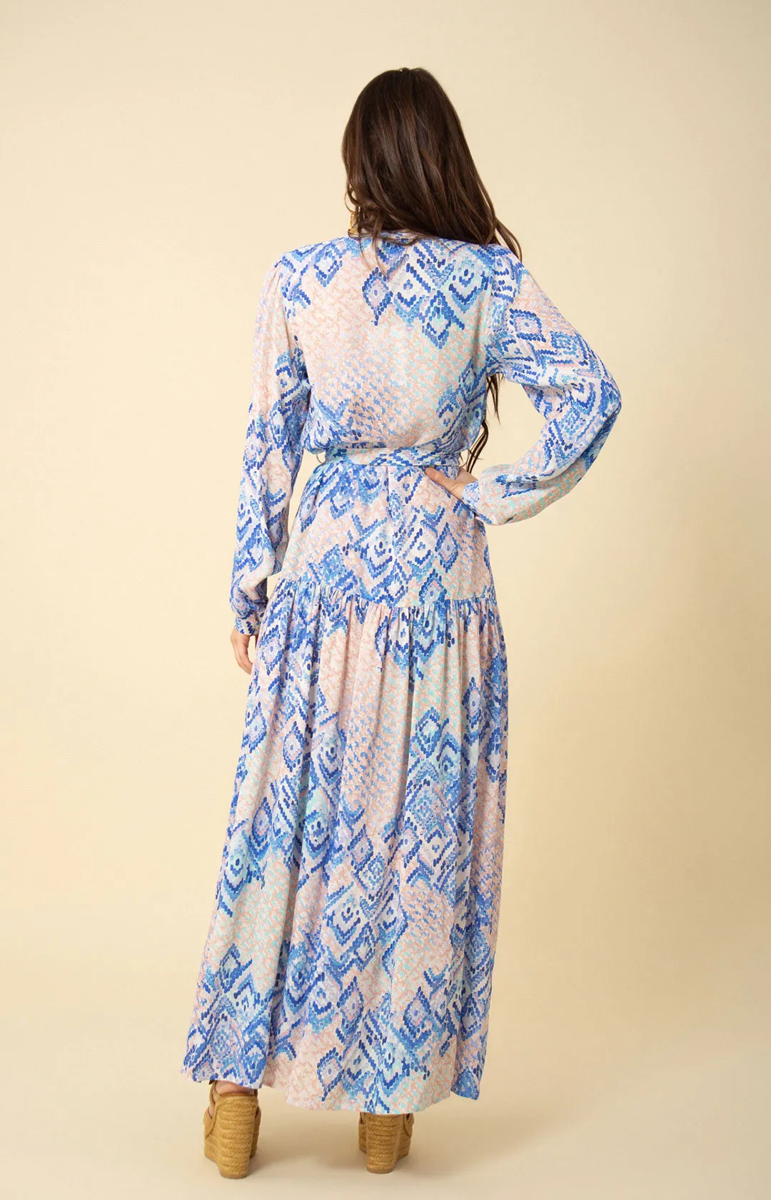 Arya Button Down Maxi Dress