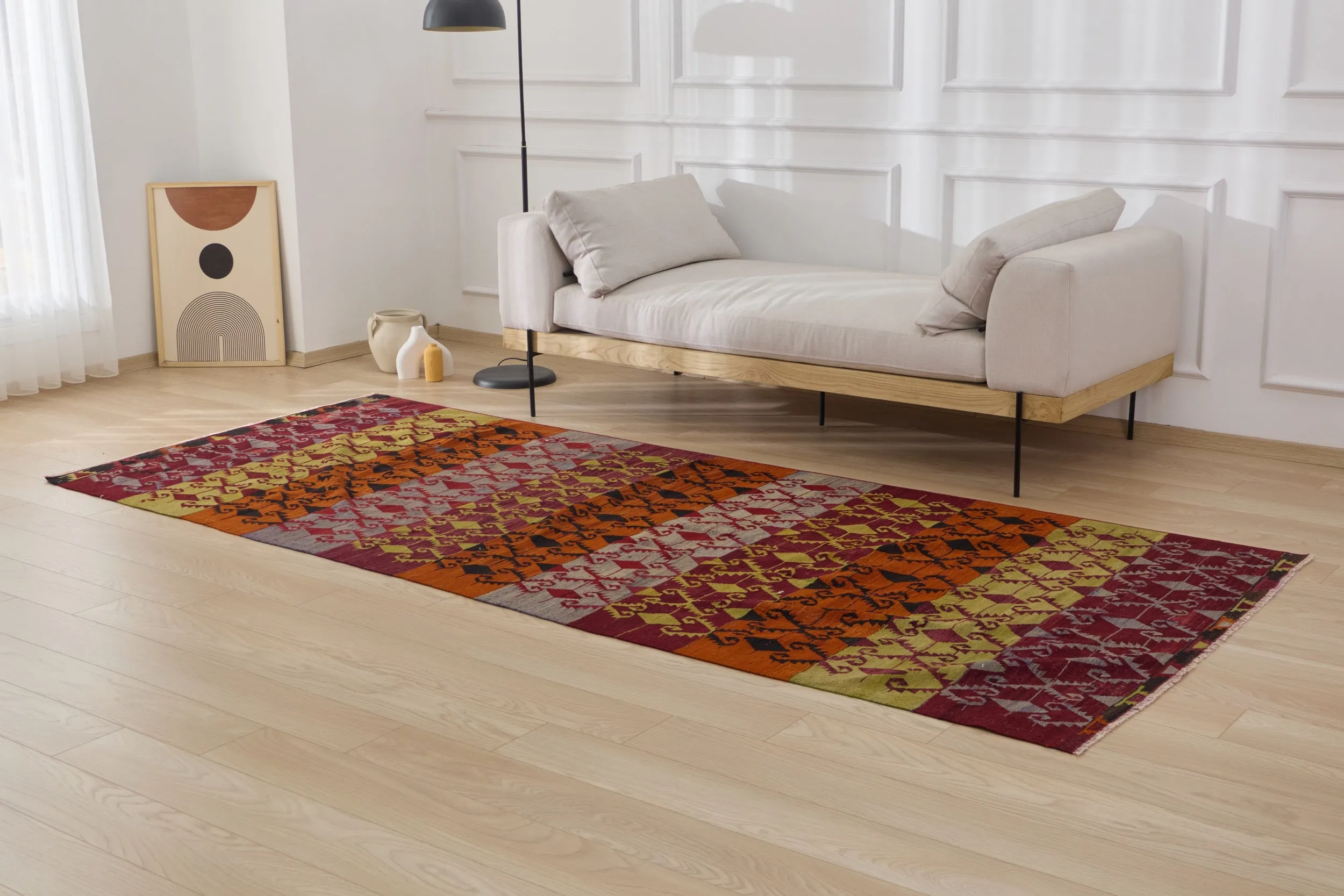 Aryana - Vintage Turkish Kilim Runner Rug