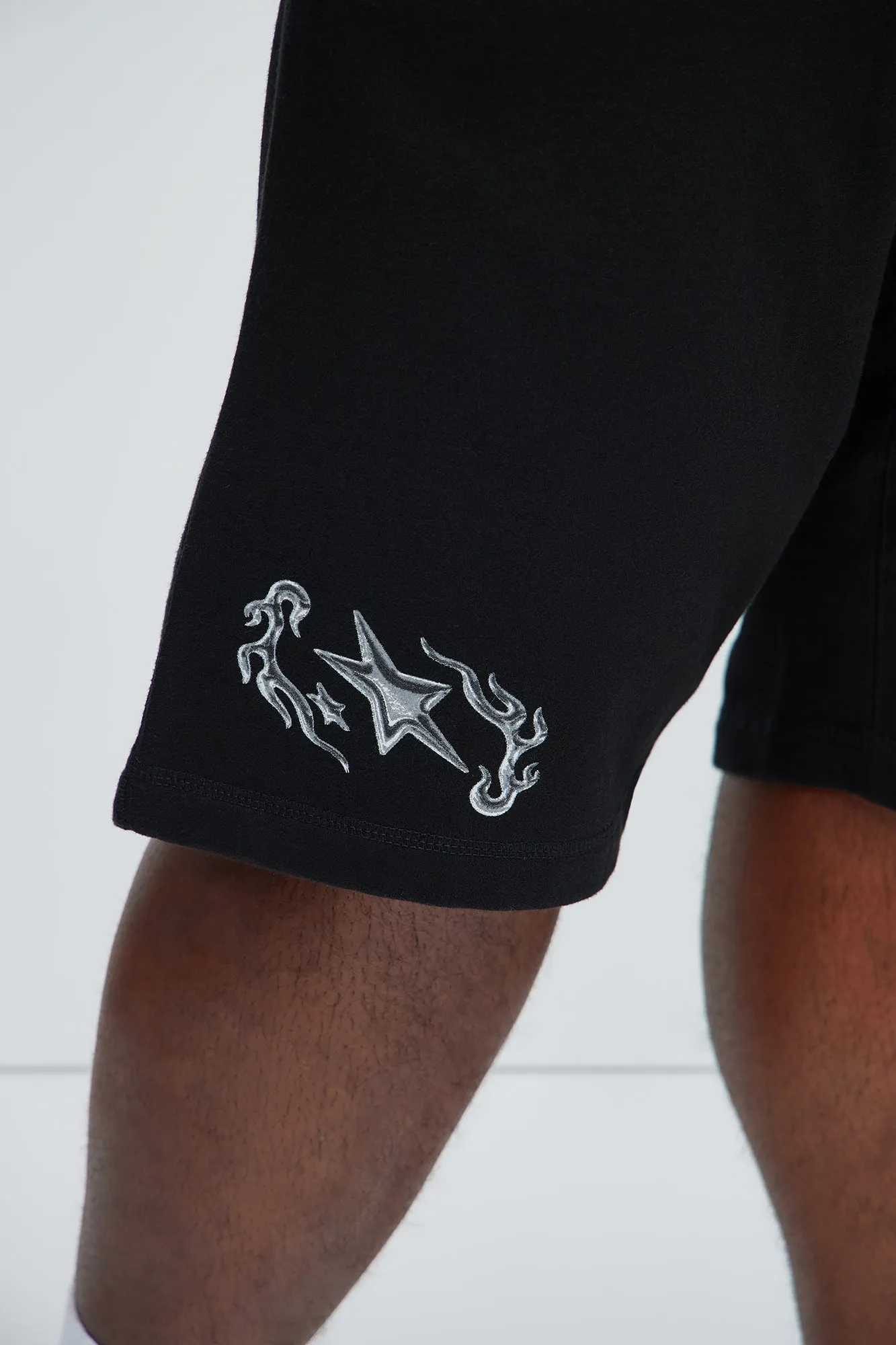 As Above So Below Sweatshorts - Black