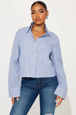 As I Am Striped Shirt - Blue/combo