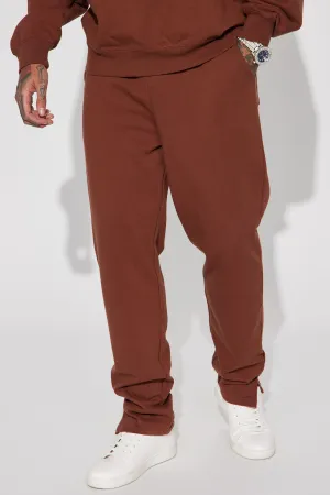 As I See It French Terry Pants - Chocolate