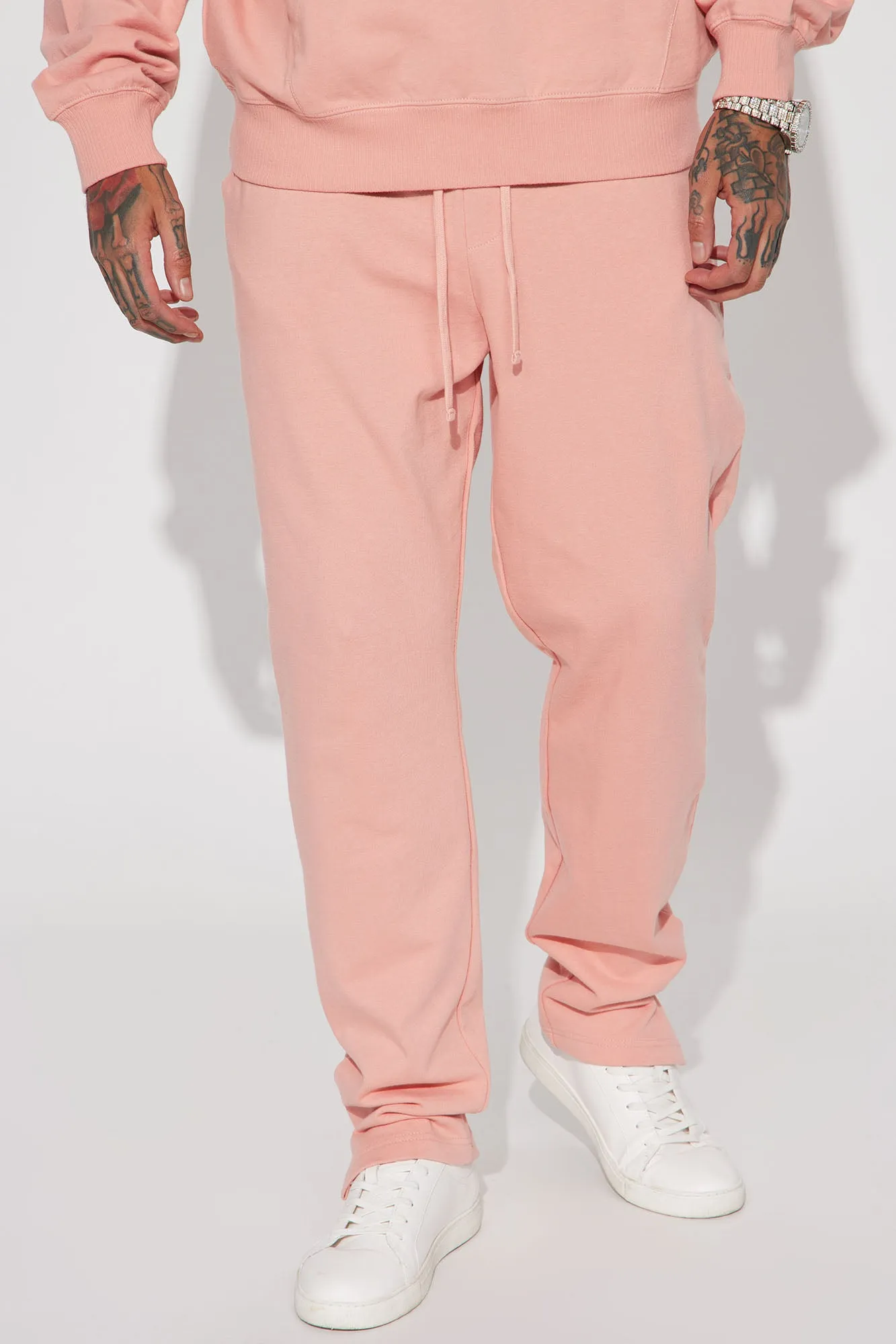 As I See It French Terry Pants - Mauve