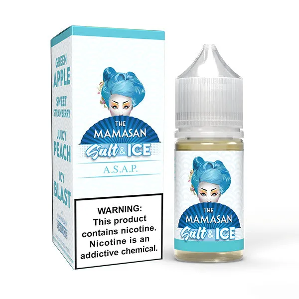 A.S.A.P. Ice (Apple Peach Strawberry Ice) by The Mamasan Salt Series | 30mL