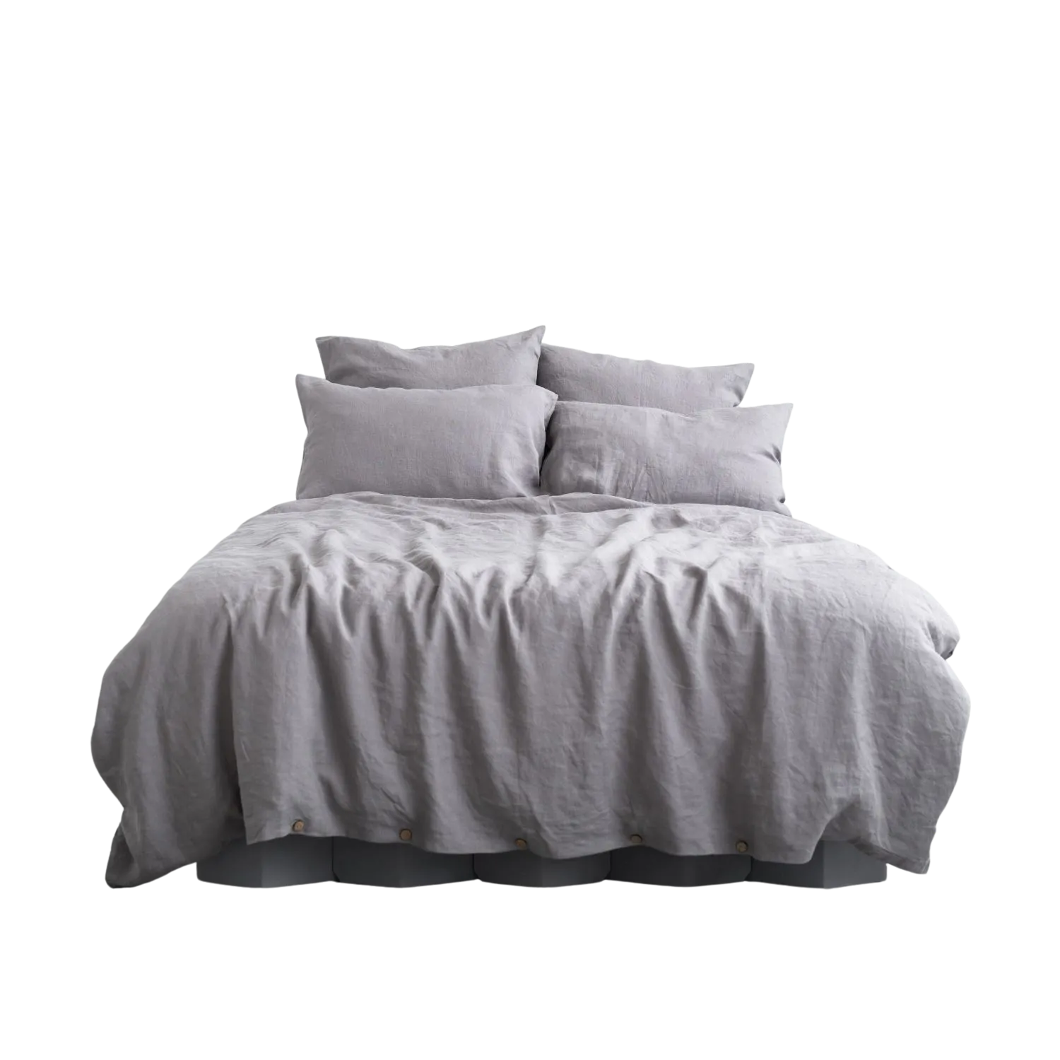 Ash Linen Duvet Cover Set